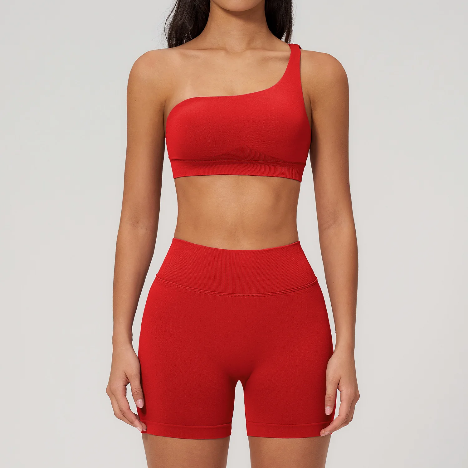 Yoga Sport Outfit For Woman Fitness Women's Two Pieces Short Pant Sets Suits Tracksuit Sportswear Woman Gym Yoga Workout Clothes 3