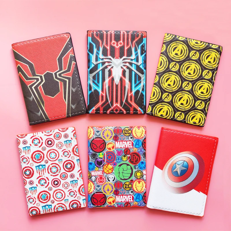 패션 만화 PU 여권 커버, 귀여운 프린트, 소녀 소년 ID 카드홀더 여행 티켓 여권 케이스 