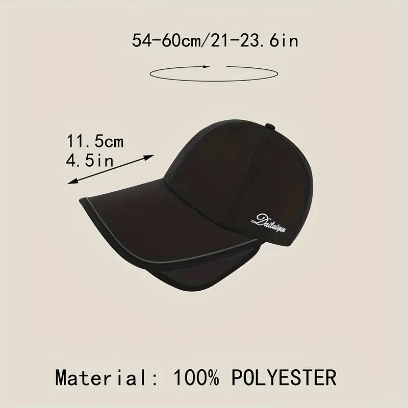Back view of the adjustable ponytail feature on the women's sun hat.