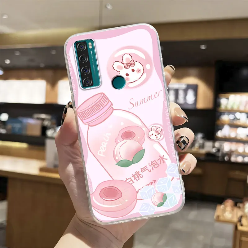 Transparent Shockproof Silicone Soft Phone Case