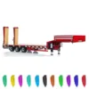 1/14 LESU RC Electronic Lifting Metal Trailer for Remote Control Tractor Truck Car Dumper Lorry DIY Model Toy with Light System 1