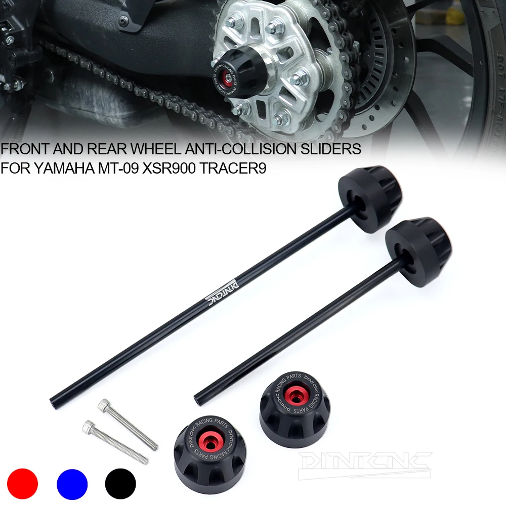 For YAMAHA MT09 TRACER XSR 900 Front Rear Axle Anti Collision Slider