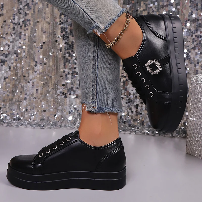 Women Fashion Sneakers Gold Silver - Uniqwear
