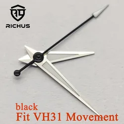 RICHUS Green Luminous Silver Watch Hands - Premium Watch Accessories (Silver5)