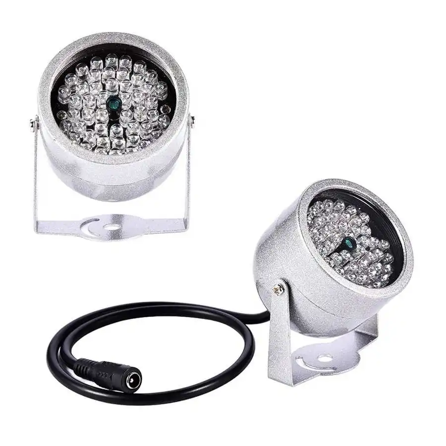 InfraRed Illuminator for 50m Security CCTV Lighting DC12V & 6W LED 48pcs F10mm 