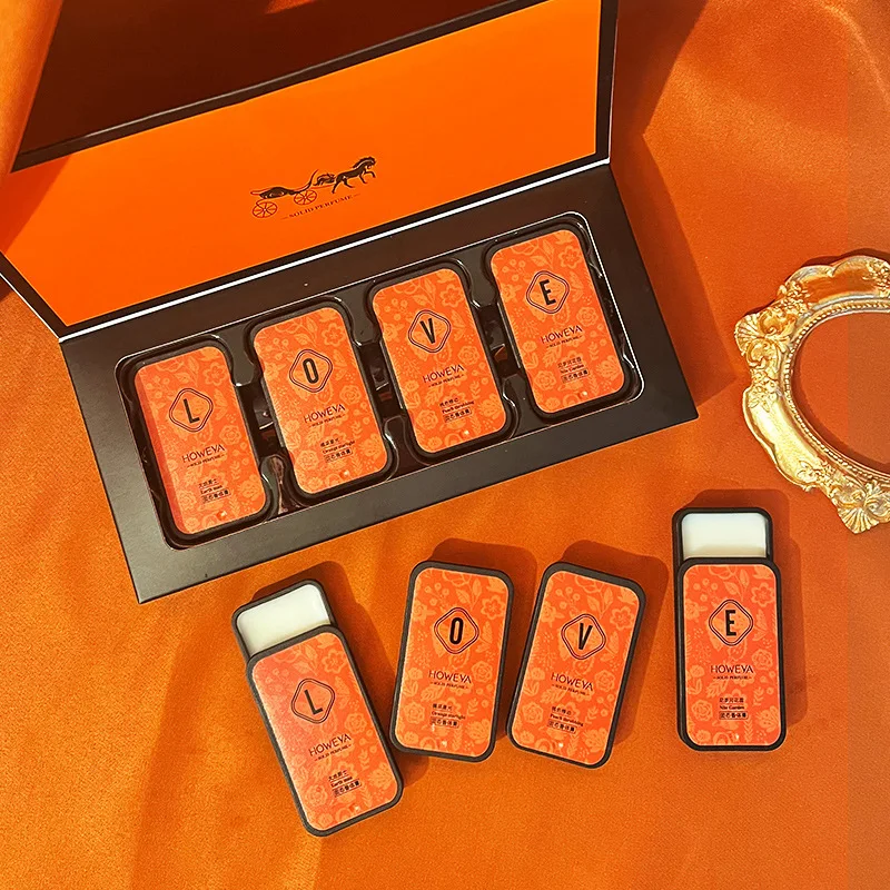 

High Quality Solid Ointment Set Famous Brand Aroma Natural Floral and Fruity Aroma Long Lasting Scent Solid Fragrance Cream