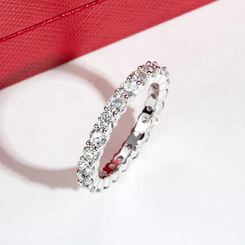 Wedding Band Grown Diamond Eternity with IGI Certificate