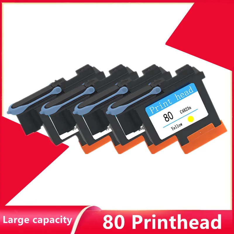 Cabeça de Impressão Compatível para hp 80 C4820a C4821a C4822a C4823a para Hp80 1050c Plus Impressora da Cabeça de Impressão hp Designjet 1050 1055 1055 Centímetros