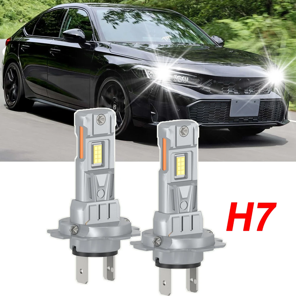 20000LM 미니 H7 LED 헤드라이트 전구 무선 120W CSP 자동차 헤드램프용 자동 다이오드 램프 H7 LED 12V 6500K