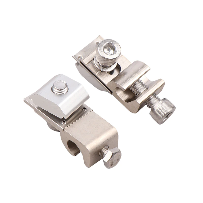 1PC Solar Panel Tools Accessories Solar Panel Mounting System Ground Grounding Lug Standard Grounding Clip solar panel mounting set solar panel clips