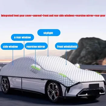 Nuova copertura per auto metà corpo parabrezza parasole isolamento termico copertura di protezione in vetro per auto antipolvere impermeabile accessori automobilistici