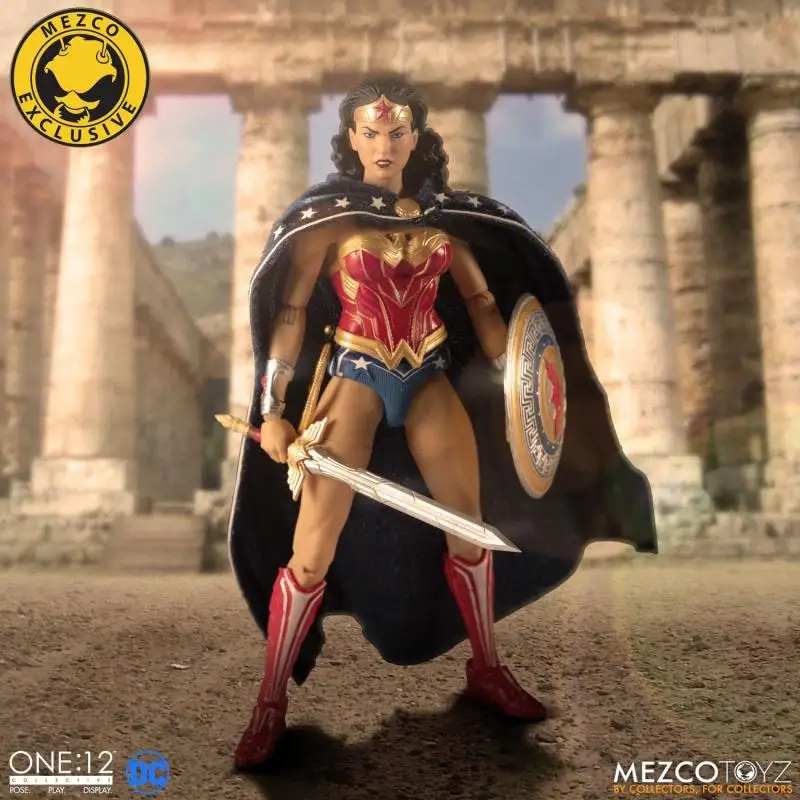 Original Mezco ONE:12 Justice League 1/12 Wonder Woman Anime