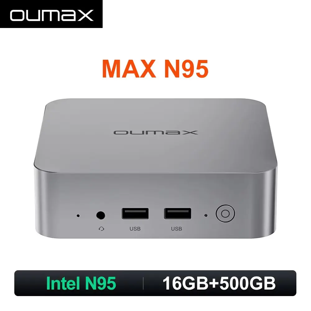 OUMAX MAX N95 N100 N150 ミニ PC インテル DDR4 8 ギガバイト