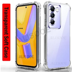 Crystal Clear HD Transparent Protective TPU Cover Case for VIVO V30 SE (Clear)