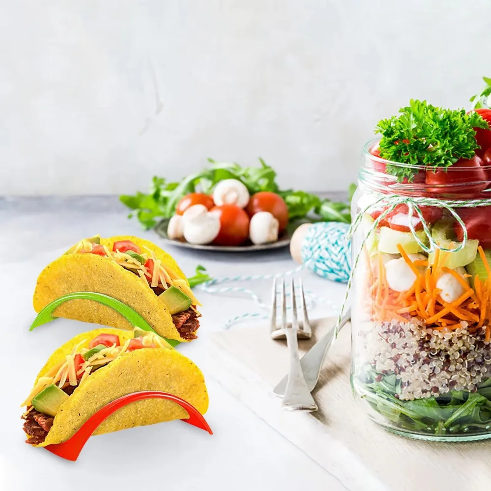 Taco Rack 6pcs Plastic Durable Mexican Pancake Holder
