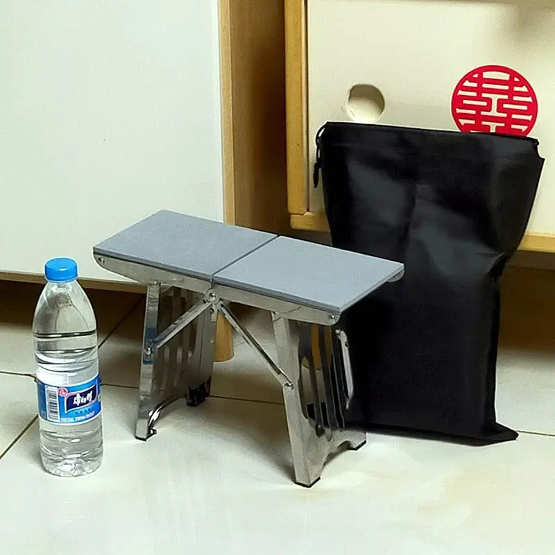 Compact Folding Stool Ultra-light Color Color Outdoor Chair, 600D Oxford Camping Chair For/hiking/beach, Reverse Sliding Design