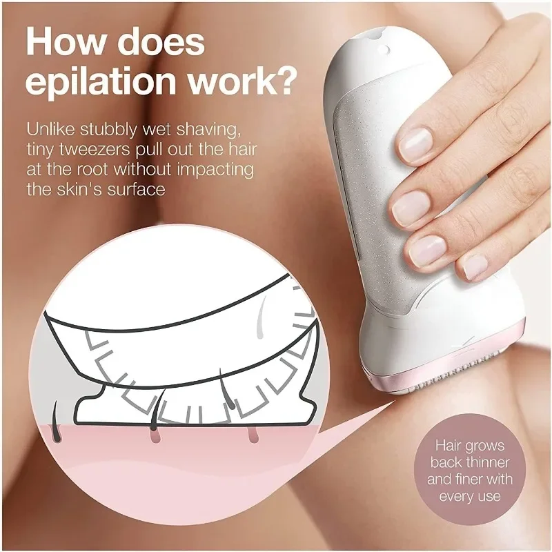 Braun Silk-épil 9 9-890, Facial Hair Removal for Women, Hair Removal Device, Bikini Trimmer, Womens Shaver Wet & Dry 5