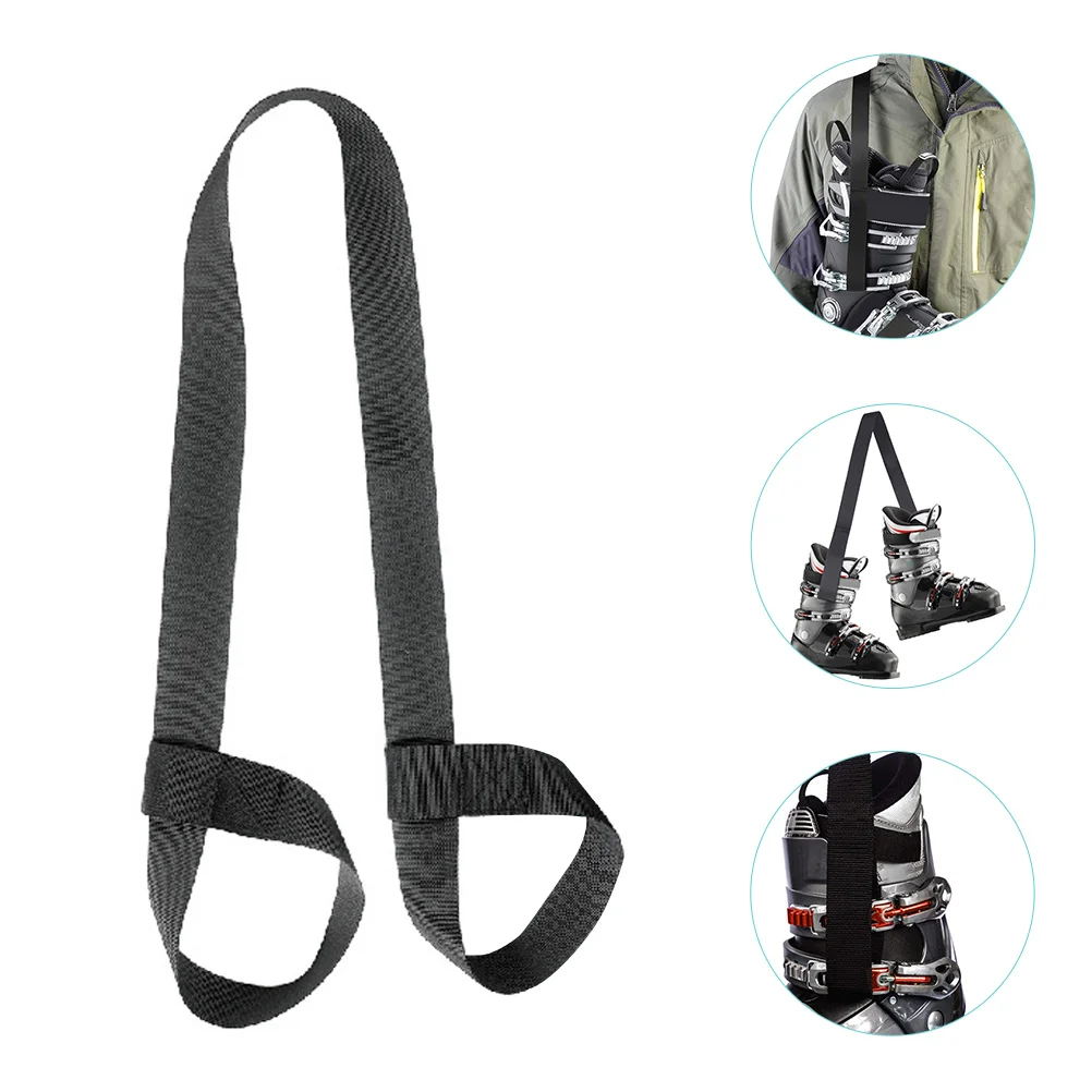 VOSAREA 2pcs Ski Boots Carrier Straps with Shoulder Sling for