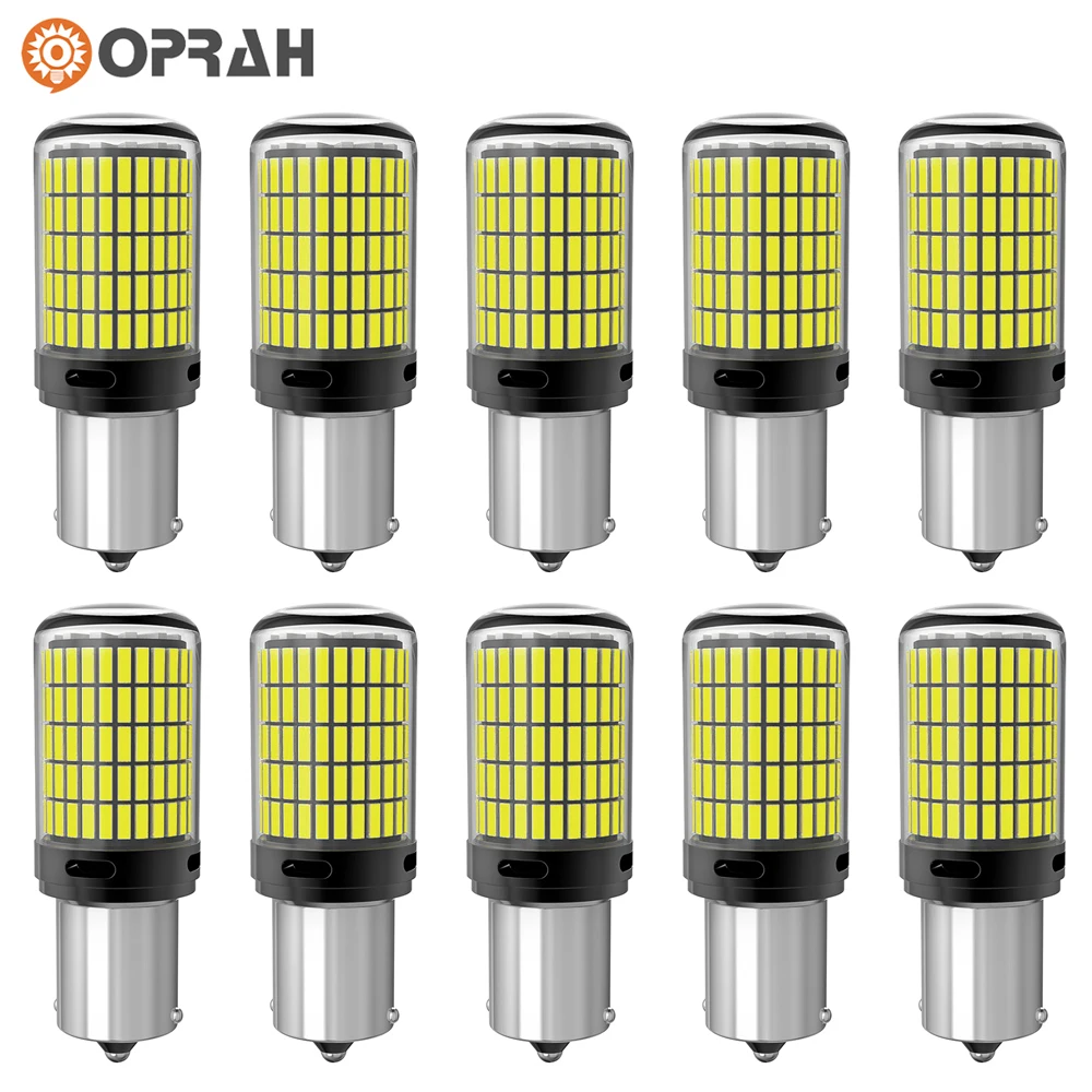 

10Pcs 4014 150SMD BAU15S PY21W CANBUS LED 1156 BA15S P21W 1157 BAY15D P21/5W T20 W21W 7440 3157 T25 Signal Light Reverse Lamp