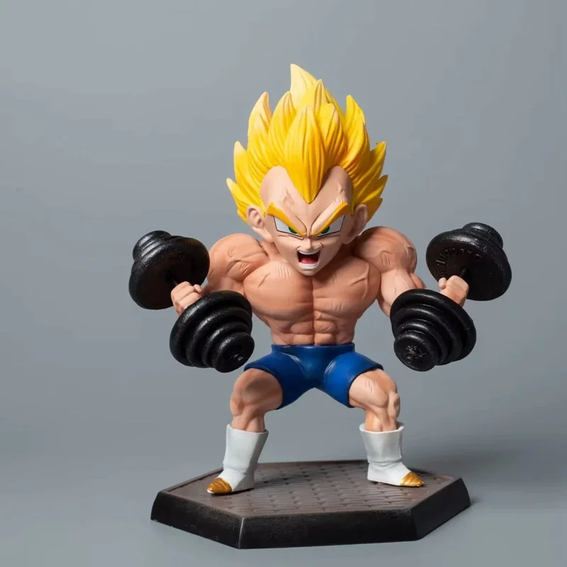 

17cm Anime Dragon Ball Z Vegeta Fitness Figure DBZ Model Bodybuilding Series Figurals Statue Figurine Collection Birthday Gifts