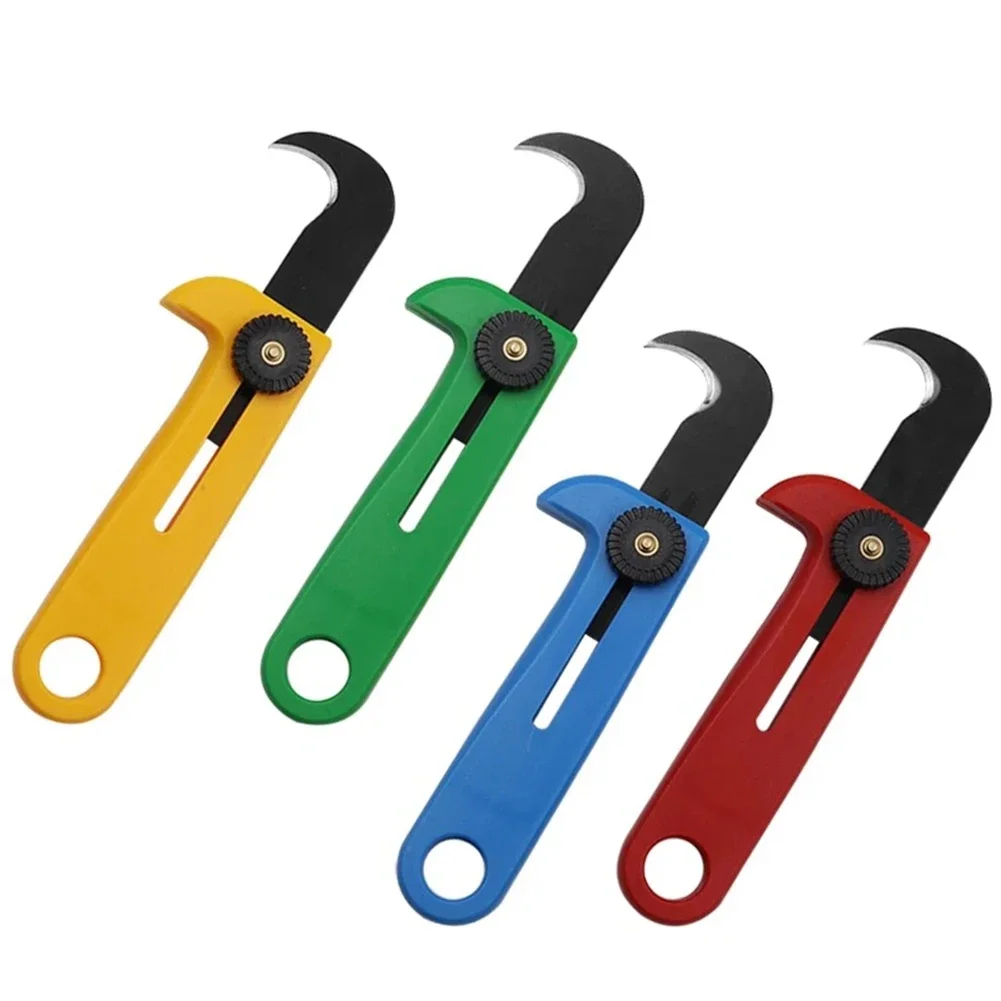 Unpacking Utility Knife Portable Express Parcel Push Blade Keychain Hook Cutter Tool