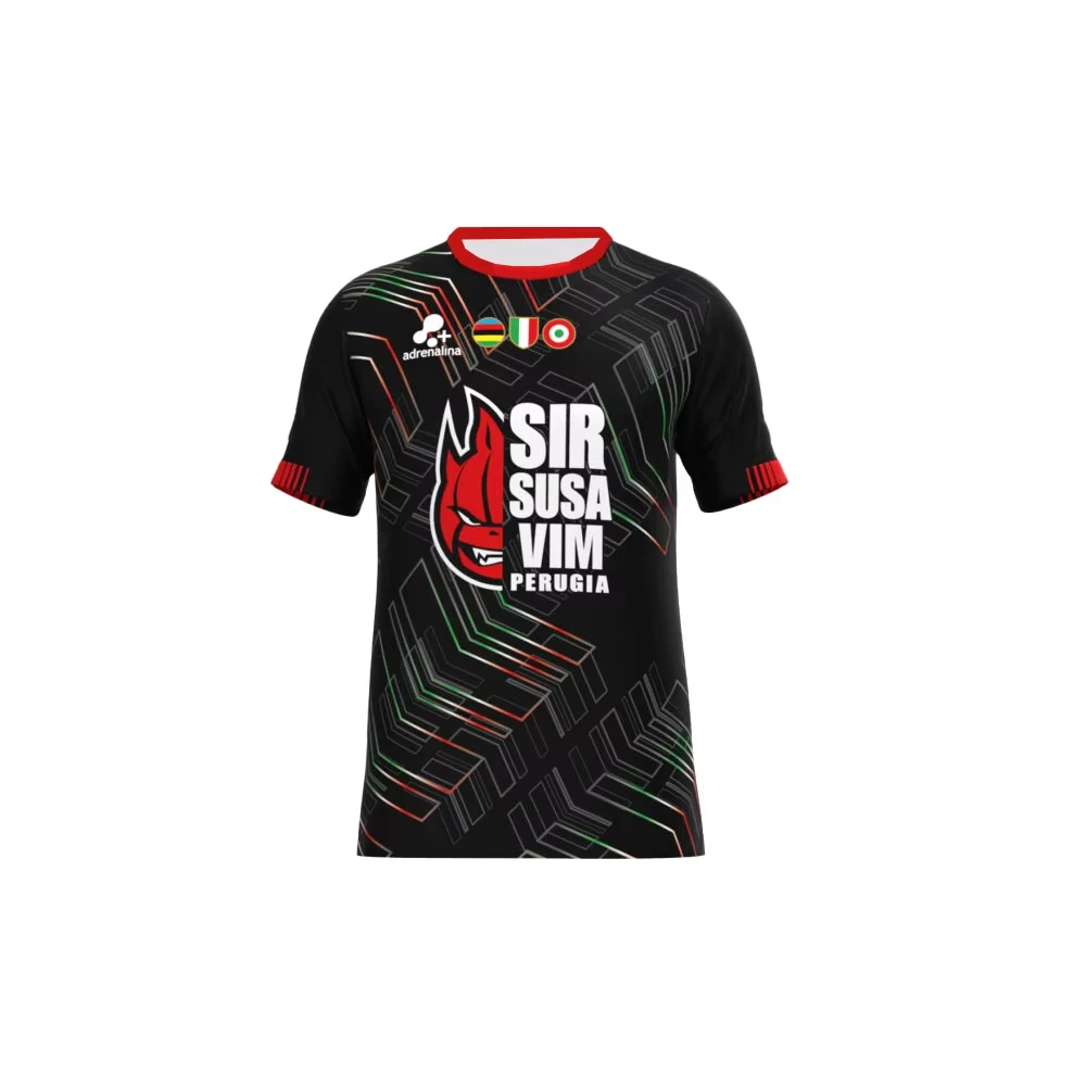 2025 Men'S Italian Sir Susa Vim Perugia Volleyball Jersey T