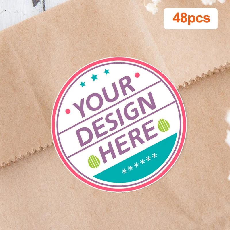 Custom Design Stickers for Any Occasion - Upload Logo/Photo to Create Personalized Decals, Event Decor & Gift Labels