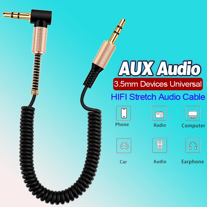 Cable alargador de Audio auxiliar para auriculares JBL, Cable extensor de  3,5mm para altavoces de coche, MP3 y MP4 - AliExpress