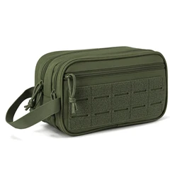 Enhanced Men's Tactical Toiletry & Grooming Travel Kit Bag (Green)