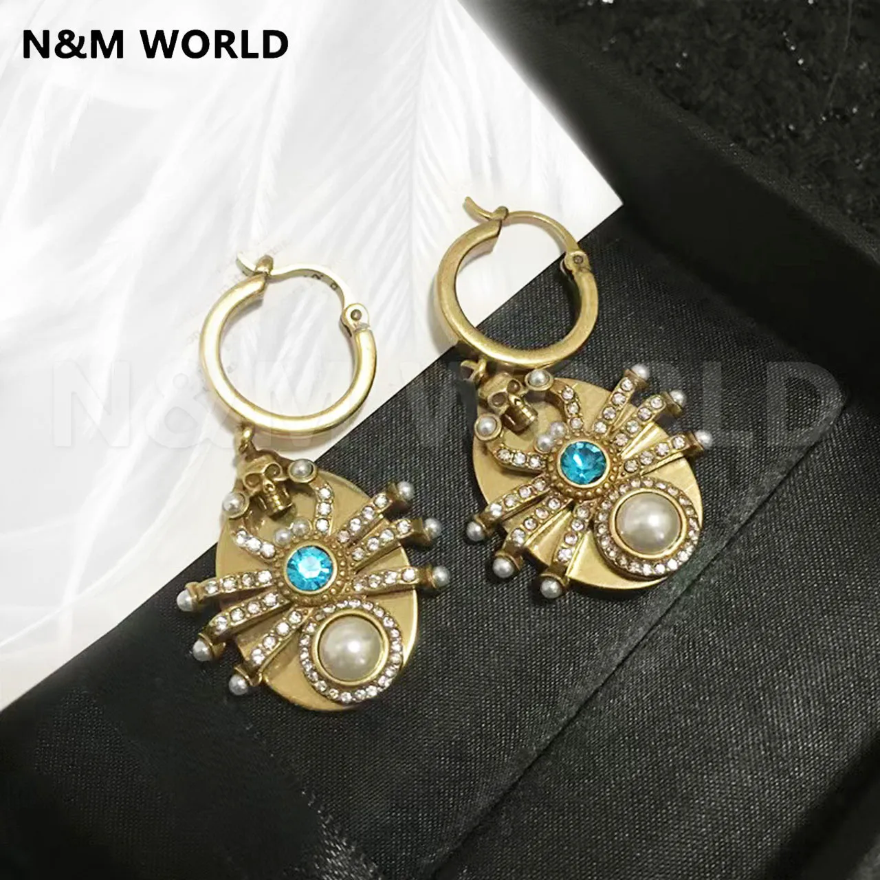 

Новинка 2022 г., стильные золотистые плетеные серьги ноготь с кулоном в виде черепа и ивы для женщин и мужчин, ювелирные изделия для вечеринки и свадьбы, подарок