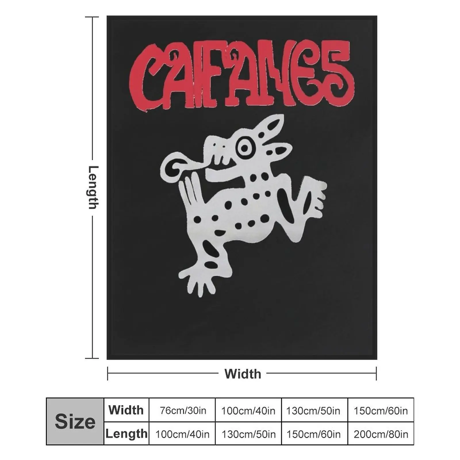 Caifanes Music Band Logo Classic T-Shirt Throw Blanket Hairys Picnic Blankets 6