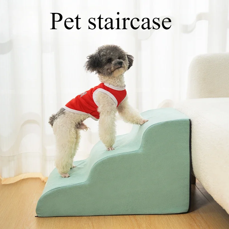 Detachable Pet Safety Ramp Stairs For 2-4 Levels Dogs and Cats Bedside Slope Teddy Corgi Staircase Ladder For pet ramp stairs