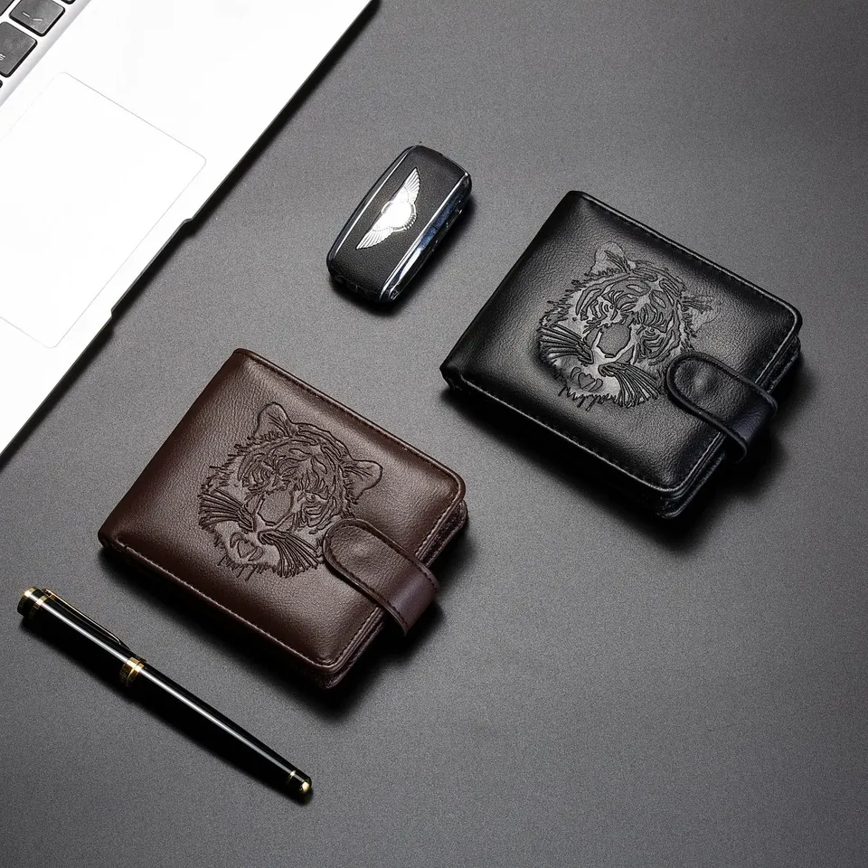 Retro Men's Wallet Cross-Border New Model Multi-Card Slot Horizontal Version Coin Purse Card Holder Wallet for Men