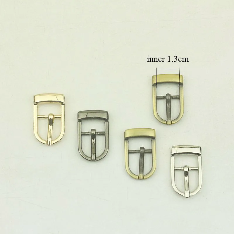 30pcs 13mm Metal Pin Belt Buckles Adjuster Bags Strap Slider Shoes Buckle DIY Leather Hardware Accessories 30pcs 20mm half metal pin buckle bags strap adjuster belt buckles shoes webbing slider hook diy decor clasp accessories