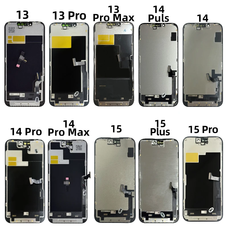 Display LCD INCELL con 3D Touch per iPhone X XR XS Max 11, 12 Mini, 13, 14 Pro, 15, 16, 17 Pro Max, 15 Plus - Ricambio Digitalizzatore - immagine 4