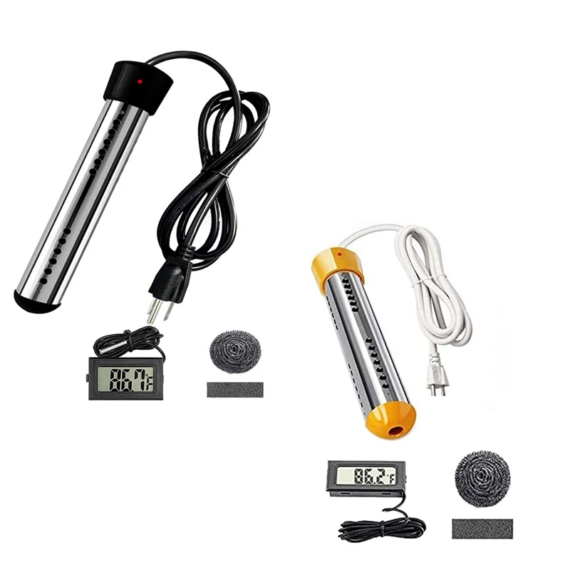 Immersion Water Heater,Electric Submersible Water Heater Heat 5 Gallon Water In Minutes US Plug