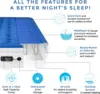 SoundAsleep Dream Series Luxury Air Mattress with ComfortCoil Technology & Built-in High Capacity Pump for Home & Camping 2