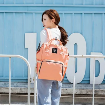 Lequeen Mummy Maternity Diaper Bag Backpack Nappy Bag Large Capacity Stroller Bag Travel Diaper Backpack for Baby Care 3