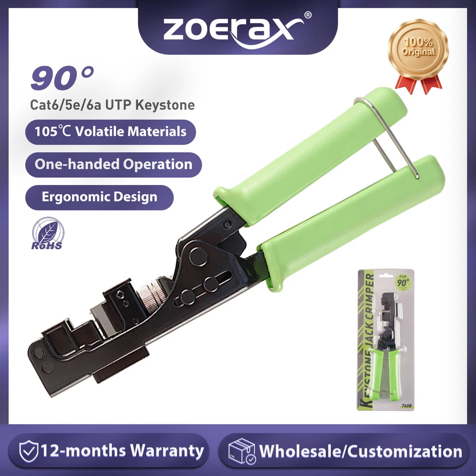 Ethernet Jack Tool TrueCABLE Keystone Jack Punch Down Stand - 90 Degree Termination Aid Tool True Cable