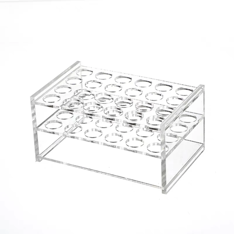 1.5ml/5ml/7-10ml/10-15ml/50ml Plexiglass Rack 8/24holes For Centrifuge Tube Transparent Plexiglass Acrylic Organic Glass