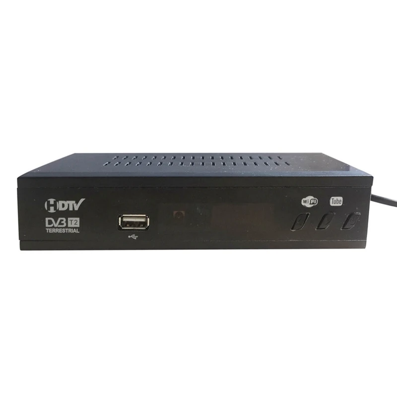 DVB T2 HEVC 265 Digital TV Tuner DVB-T2 H.265 1080P HD Decoder USB Terrestrial TV Receiver EPG Set Top Box,EU Plug