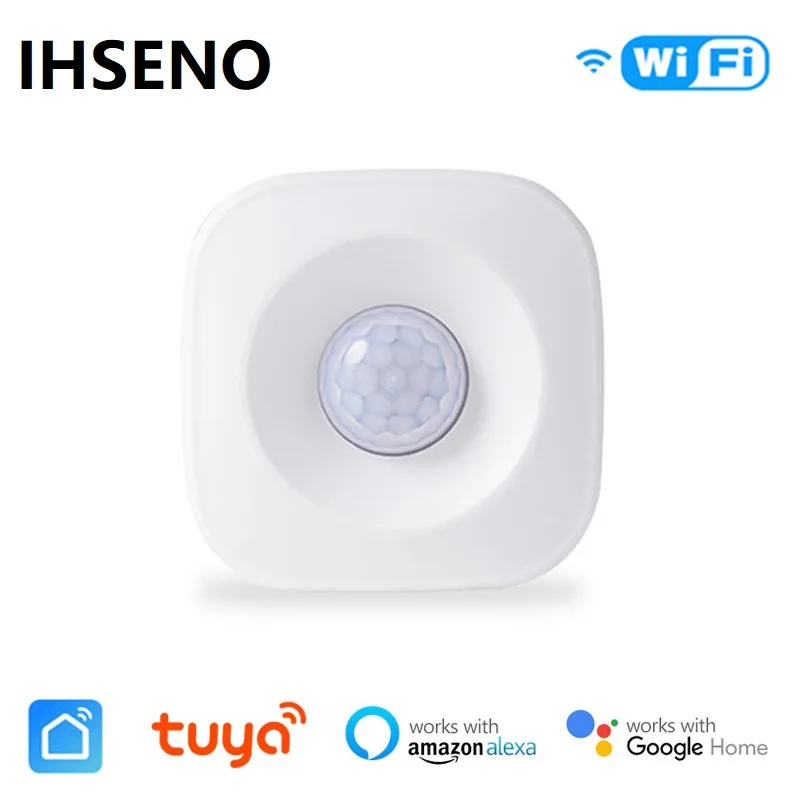 Tuya Wifi Smart Pir Sensore Di Movimento Rilevatore Sensore Di Movimento Smart Life App Sistema Di Automazione Domestica Wireless Tramite Alexa Google