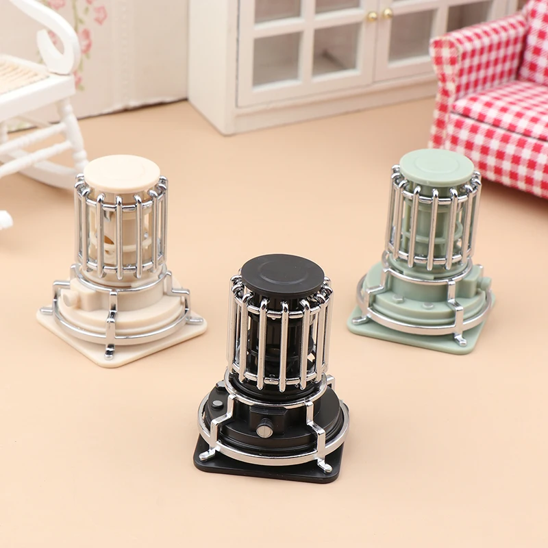 1PC Doll House Simulation Mini Electric Heater Model Can Be Lit Up To Shoot Scene Props