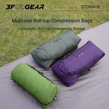 3F UL GEAR 9L/13L Storage Bag 20D Nylon Wear Resistant Ultralight Multifunctional Categorized Versatile Roll-up Compression Bag 5