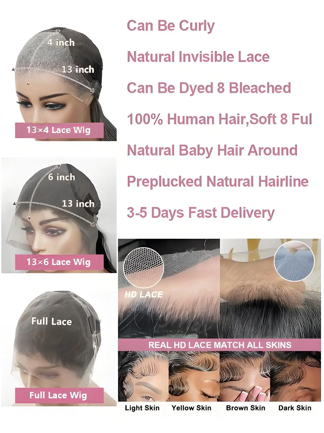 30 40 Inch Body Wave Lace Front Wig PrePlucked With Baby Hair For Women 13x6 Hd Lace Frontal Wigs 13x4 Lace Wigs 100% Human Hair 6