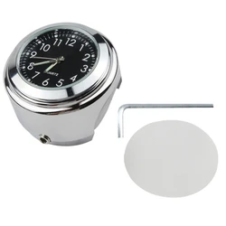 Waterproof Mini Motorcycle Handlebar Clock (BK)