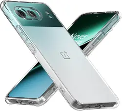 Soft TPU Clear Back Phone Case with Camera Protection and Airbag Shockproof Design - OnePlus 6T (Transparent)
