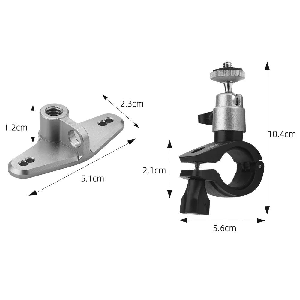ZWLLKJGS Supporto per bicicletta per controller RC per drone Dji Mini 3 Pro/Air 2s/Mavic 3, kit di montaggio manubrio per bicicletta in lega di alluminio (non per RC PRO/RC N1