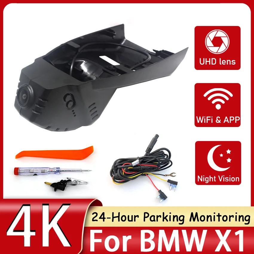 

Dash Cam WiFi Car Camera Recorder Dashcam 24H Parking Monitor For BMW 2 Series Active Tourer 2015 5 serie (F10) 258 X3 F25 2012