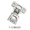 Kitchen Cabinets Hinges 6 Way Compact Concealed Hinges Damping Door Cushion Hinged Cabinet Silver Steel Simply 4